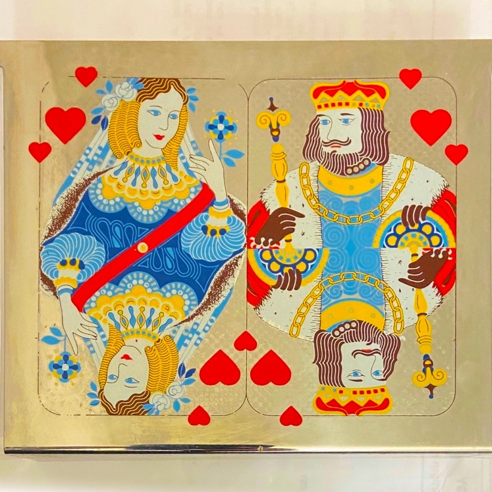 Brand New Vintage Classic 2 Deck Playing Card Spielkarten Box by Cromargan!!!